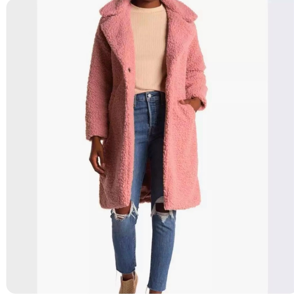 Lucky Brand Blush Teddy Jacket